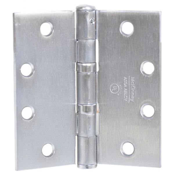 Oil Bearing Butt Hinge, 4-1/2" x 4-1/2", US26D, ElectroLynx, STD